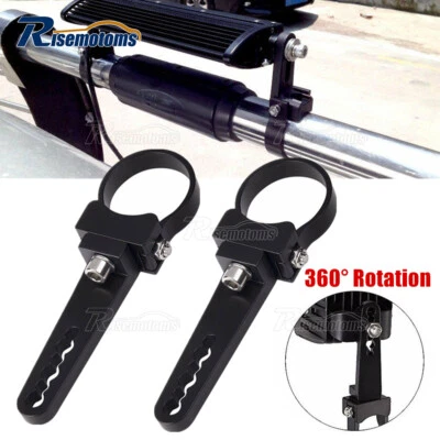 2 inch Roll Cage Bull Bar LED Light Bar Mount Clamps For Honda Talon 1000R 1000X - Image 1 of 4