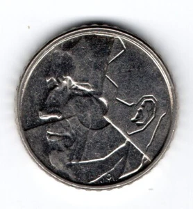 Belgium 1987, Belgie (Dutch) stylized portrait of Baudouin, 50 Francs - Picture 1 of 2