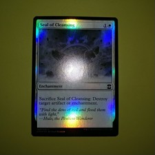 FOIL Seal of Cleansing x1 Eternal Masters 1x Magic the Gathering MTG
