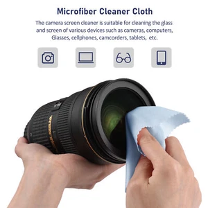 Microfiber Cleaner Cleaning Cloth for Screen Phone Camera Lens Glass 10×10cm CA - Photo 1 sur 6