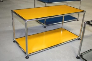 USM Haller credenza vano scaffale tavolino tavolo giallo armadio multimediale board - Foto 1 di 2