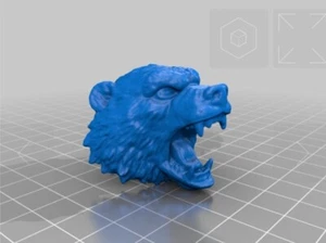 Cusrom 3d printed Marvel legends Ursa Major baf build a figure Head only - Picture 1 of 5