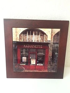 Antoinette Monogram France French Name Wood Sign Plaque Hanging Wall Art Gift - Picture 1 of 6
