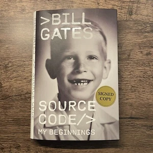 Bill Gates Source Code, My Beginnings Signed HC Book Autographed - IN HAND - Picture 1 of 3