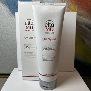 Elta MD UV Sport Sunscreen SPF 50+ Lotion NEW Sealed 8oz w/ Box Exp 2026 - Picture 1 of 5