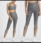 Beyond Yoga Size S Alloy Ombre High Waisted Midi Legging Rose Gold Sparkle