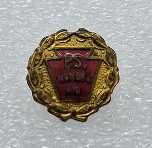 Pennsylvania Systems Railroad Women's Aid Service Pin - Picture 1 of 2