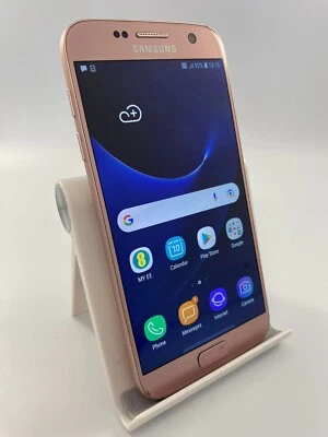 Samsung Galaxy S7 Pink Unlocked 32GB 5.1" 12MP 4GB RAM Android 6.0 Smartphone - Image 1 of 4