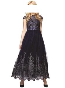 Designer Kleid Chi Chi London Amara Größe 40 UK 14 NEU - Bild 1 von 4