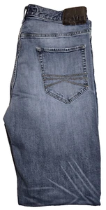 Express Jeans Alec SKinny Fit Adult 34 x 34 Blue Denim Distressed Ripped Men's - Picture 1 of 15