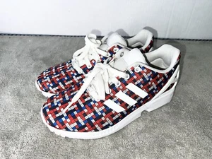 Adidas ZX Flux Torsion Mujer/Adolescente Talla 6.5 Blanco Rojo Azul Tenis Zapatos - Imagen 1 de 13