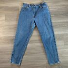 Vintage Levi's 550 Mom Jeans Womens Size 13 Short Relaxed Fit Tapered Leg