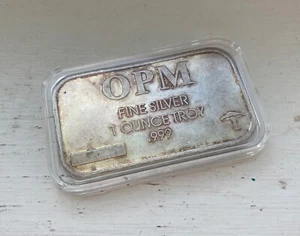 TONED 1oz OPM Mushroom Ohio Precious Metals 999 Silver Bar - Picture 1 of 2