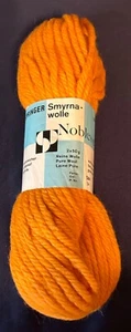 VINTAGE SPRINGER SMYRNA-WOLLE "NOBLESSE" WOOL YARN 3.53 OZ 1564 LT ORANGE - NEW! - Picture 1 of 8