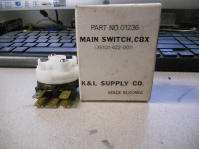 Interruptor principal base de contacto CBX de suministro K&L nuevo de lote nuevo para: Honda 1979-1983 CB750 01236 Foto 1 de 4