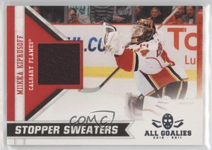 2011 Panini All Goalies Box Set Stopper Sweaters Miikka Kiprusoff #18