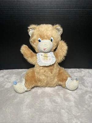 Animals of Distinction Plush Baby Teddy Bear 11" Vintage Knickerbocker Toy Lovey - Image 1 of 4