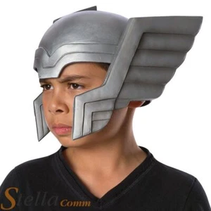 Kids Thor Marvel Avengers Helmet Hat Superhero Fancy Dress Costume Accessory - Picture 1 of 2