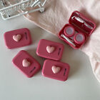 Pink Pupil Box Small Portable Double Partner Box Sweet Love Contact Lens Cas BII