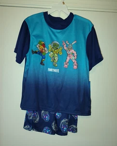 NEW Boys FORTNITE Pajama PJ Set 2-piece shorts shirt sz 12 NWT - Picture 1 of 3