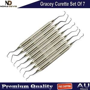 Dental Gracey Curettes Calculus Removal Surgical Filling Tooth Hygiene Tools - Picture 1 of 8