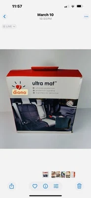 Diono Ultra Mat® Car Seat Protector in Black - Image 1 of 4