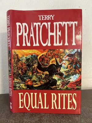 Equal Rites SIGNED by Terry Pratchett first Gollancz printing - Image 1 of 4