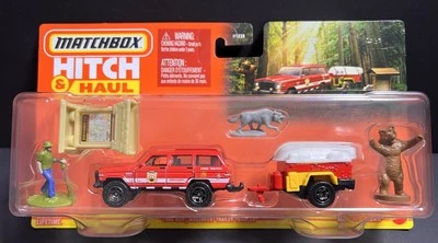 2024 Matchbox Hitch & Haul - 1988 Jeep Wagoneer/Trailer Trawler  & Pony Trailer - Image 1 of 4