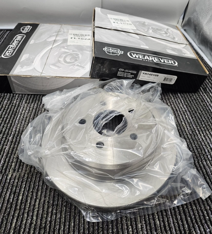 (CANTIDAD 2) Rotor de freno de disco trasero para modelos Ford/Lincoln/Mercury 96-02 YH145109 Foto 1 de 4