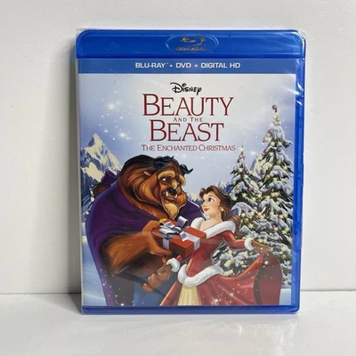 Beauty and the Beast The Enchanted Christmas Bluray+DVD+Digital New Sealed! - Image 1 of 4