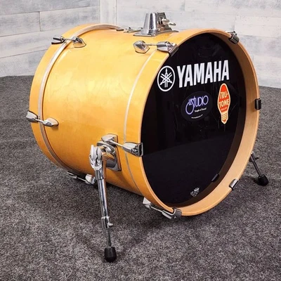 Used Yamaha Stage Custom Birch 18x14 Bass Drum Natural - Good - Image 1 of 4