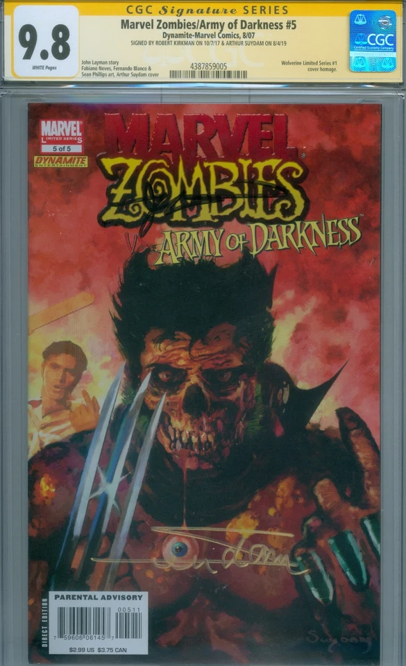Marvel Zombies / Army of Darkness #5 (Marvel Comics / Dynamite Entertainment August 2007)