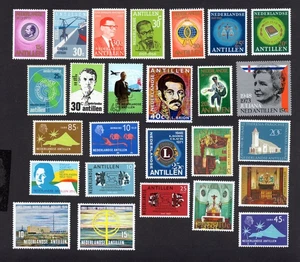 Netherlands Antilles 1969-73 group of 26 stamps Mi#201-273 MNH CV=29.5$ - Picture 1 of 2