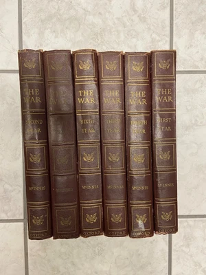 1945 The War 6 Volume Complete Set Oxford University Press Edgar McInnis HC Foto 1 de 4