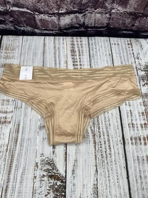 Calvin Klein Mujer Encaje Ribete Hiop Hipster Marrón Claro Desnudo XL NUEVO CON ETIQUETAS Foto 1 de 4