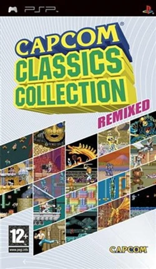 Capcom Classics Collection Remixed - Sony PlayStation PSP Action Video Game - Image 1 of 1