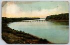 Postcard Red River, Elm Park, Winnipeg Canada Posted 1909