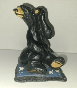 RICK ROWLEY - RESIN BEAR FIGURE - "BEARY BEAUTIFUL" 2003 Lost Woodsman - Picture 1 of 6