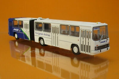 Brekina 59712 #  Ikarus 280 .02 Gelenkbus Malev weiß/blau 1:87 NEU Modellauto - Bild 1 von 2