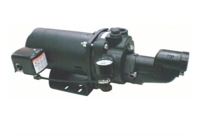 Bomba de chorro de pozo poco profundo Dayton 5UXJ9, 1/2 HP, 115/230 V, 10/5 A, 60 Hz, hierro fundido Foto 1 de 4