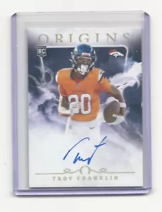 2024 Origins Troy Franklin RC Auto Card # RAU-TFR - Picture 1 of 2