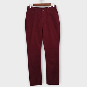 Brooks Brothers Fleece Jeans Boys 18 Burgundy Corduroy Y2K Retro Classic Pants - Picture 1 of 9