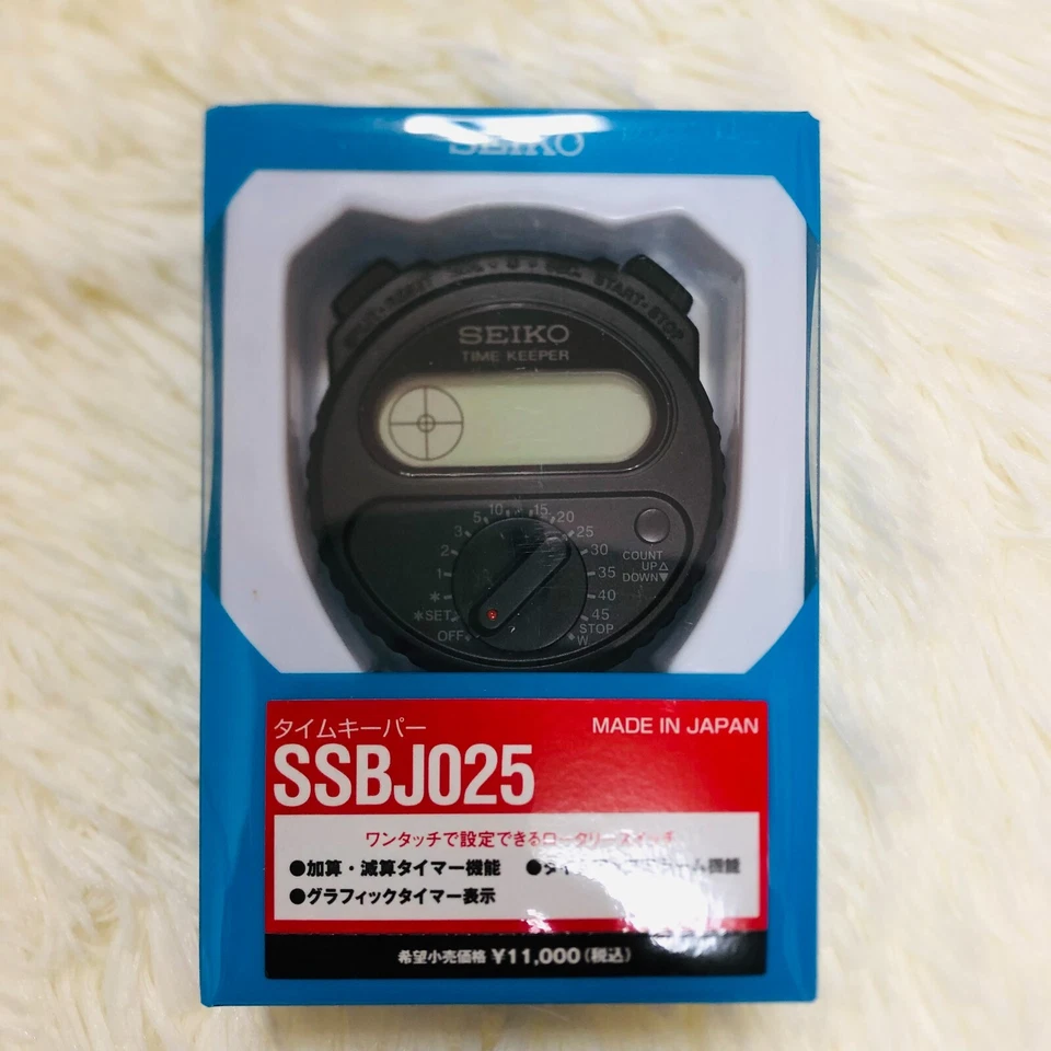 Cronometrador SEIKO SSBJ025 Negro Genuino de Japón Nuevo Foto 1 de 4