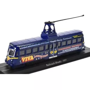 Tram Railcoach Brush 1937 Trolley car Blackpool Ixo Atlas Diecast 1:76 - Picture 1 of 4