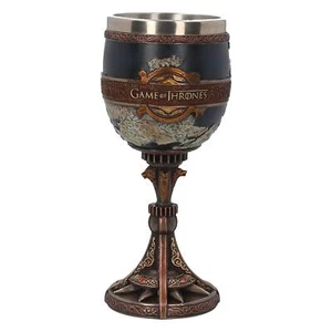Game of Thrones Nemesis Now Seven Kingdoms Goblet 17.5cm Bronze, Resin w/Stainle - Picture 1 of 6