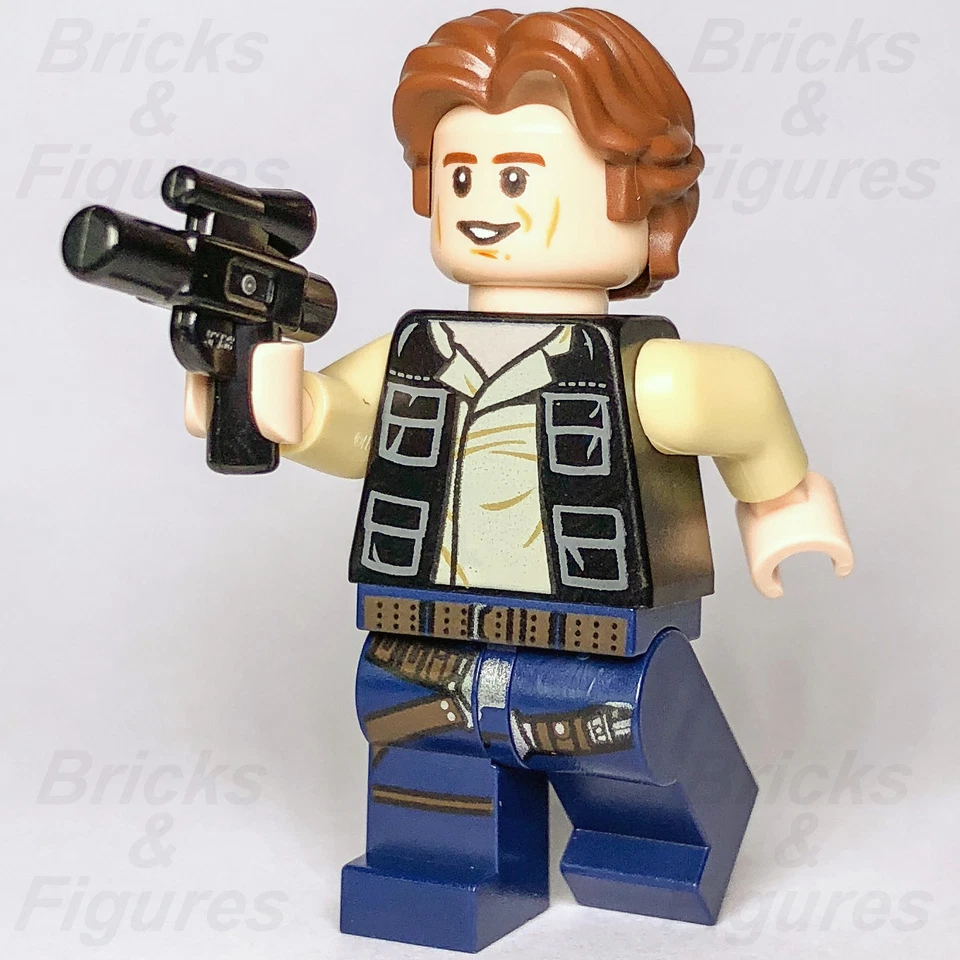 LEGO® Star Wars Han Solo Minifigure Rebel Captain General 75159 75205 sw0771 - image 1 of 3
