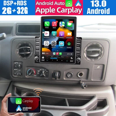 9.7'' CarPlay For Ford E150 E250 E350 Super Duty 2009-2014 Car Stereo Radio GPS - Image 1 of 4
