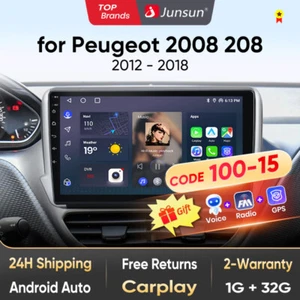 Radio Coche "100-15" Para Peugeot 2008/208 2013-2017 Android 32G Navi Carplay - Imagen 1 de 11