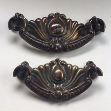 TWO ANTIQUE DRAWER HANDLES