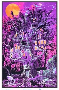 Treehouse Blacklight Poster 23 x 35 - Picture 1 of 2